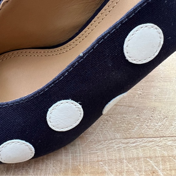 Tory Burch Spencer Slingback Pump in Navy Dot Size 6 - Picture 13 of 13